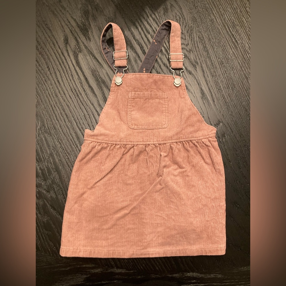 Zara corduroy overall dress/skirt outfit (18-24)